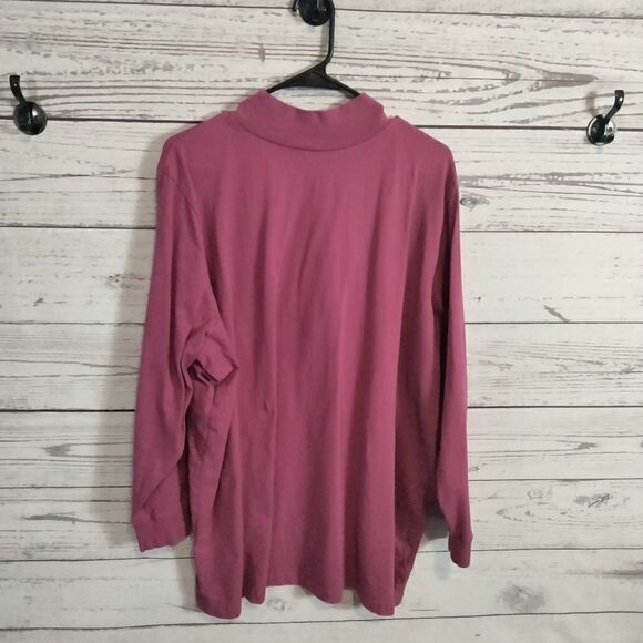 "All American Comfort" woman's long sleeve shirt - Picture 3 of 6